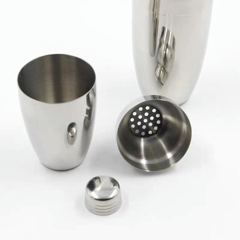 350ml Japanese Style Cocktail Shaker Set Ounce Cup Ice Tongs Cocktail Shaker 4-piece Set