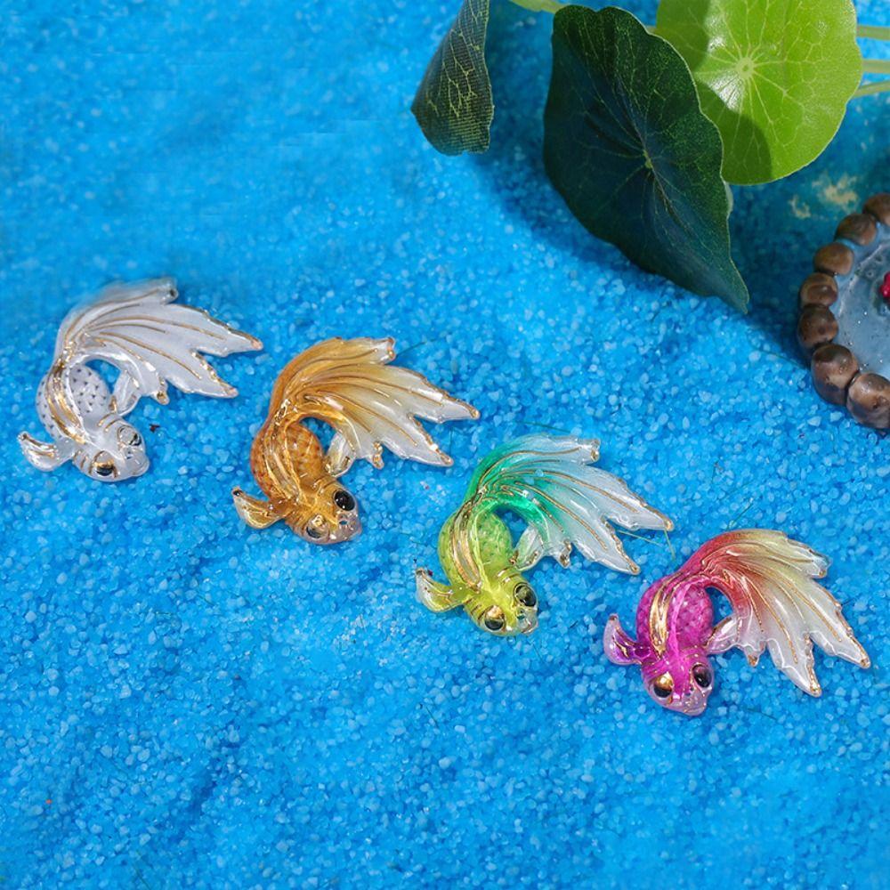 8Pcs/set DIY Goldfish Miniatures Mini Goldfish Micro-landscape Creative Wedding