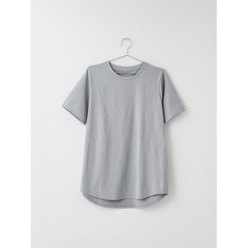 DaiSo Sorona Женская футболка S с коротким рукавом и длинной юбкой L Серая