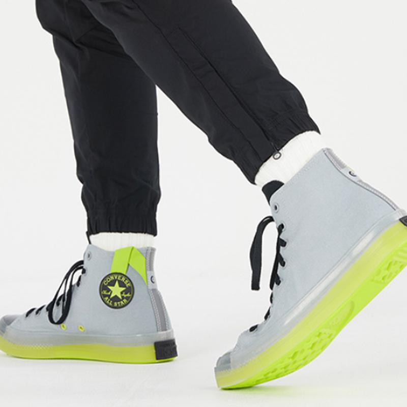 Converse Кроссовки унисекс Chuck Taylor All Star CX High Ash Stone Lime Twist Серо-Черные 171996C