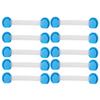 10pcs Baby Safety Cabinet Strap Locks Baby Child Proofing Cabinet Furniture Refrigerator