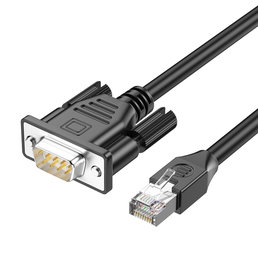 RJ45 - DB9 RS232 отладочный кабель папа - мама / папа удлинитель провод для маршрутизатора коммутатора последовательного порта управления