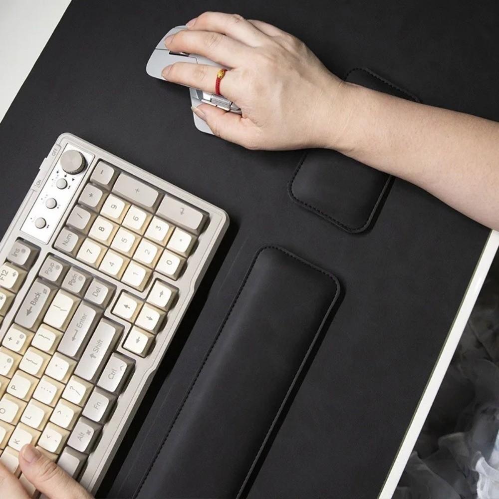 PU Desk Pad Waterproof Laptop Desk Mat Portable Large Mousepad  Mouse Wrist Guard