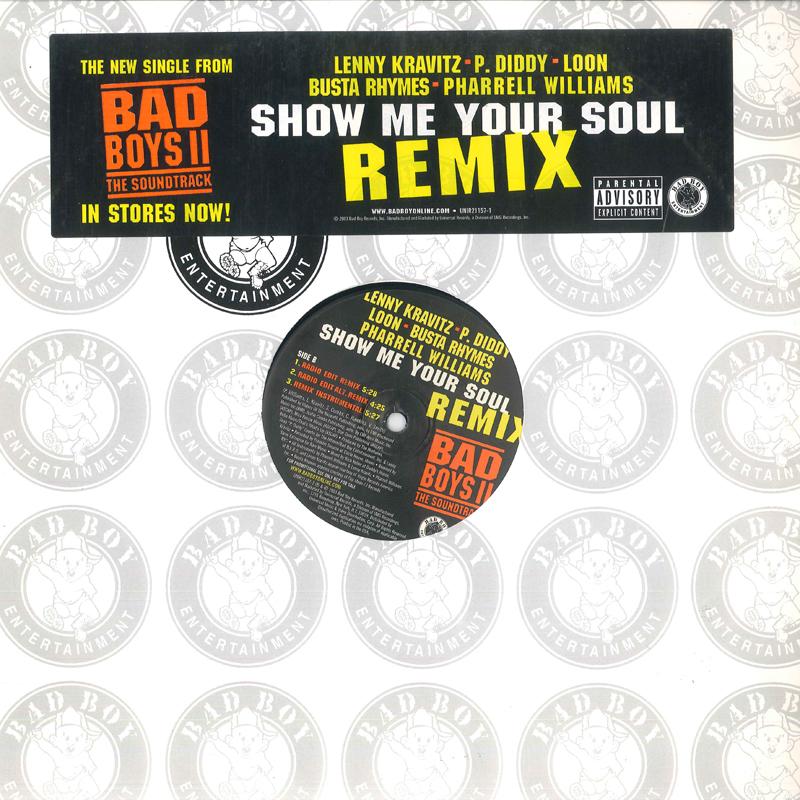 12-дюймовая пластинка РАЗЛИЧНЫЕ Show Me Your Soul Remix UNIR211571PROMO Bad Boy Enterta 2003 US Rap HipHopRB Б/у