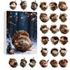 Адвент-календарь содержит 24 подарка, милые фигурки кукольный адвент-календарь, календарь обратного отсчета с игрушками-сюрпризами, коллекционные фигурки в подарок для детей