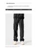 Men's Black Casual Straight Overalls: Windproof Outdoor & Hiking Pants for Spring and Autumn Sports