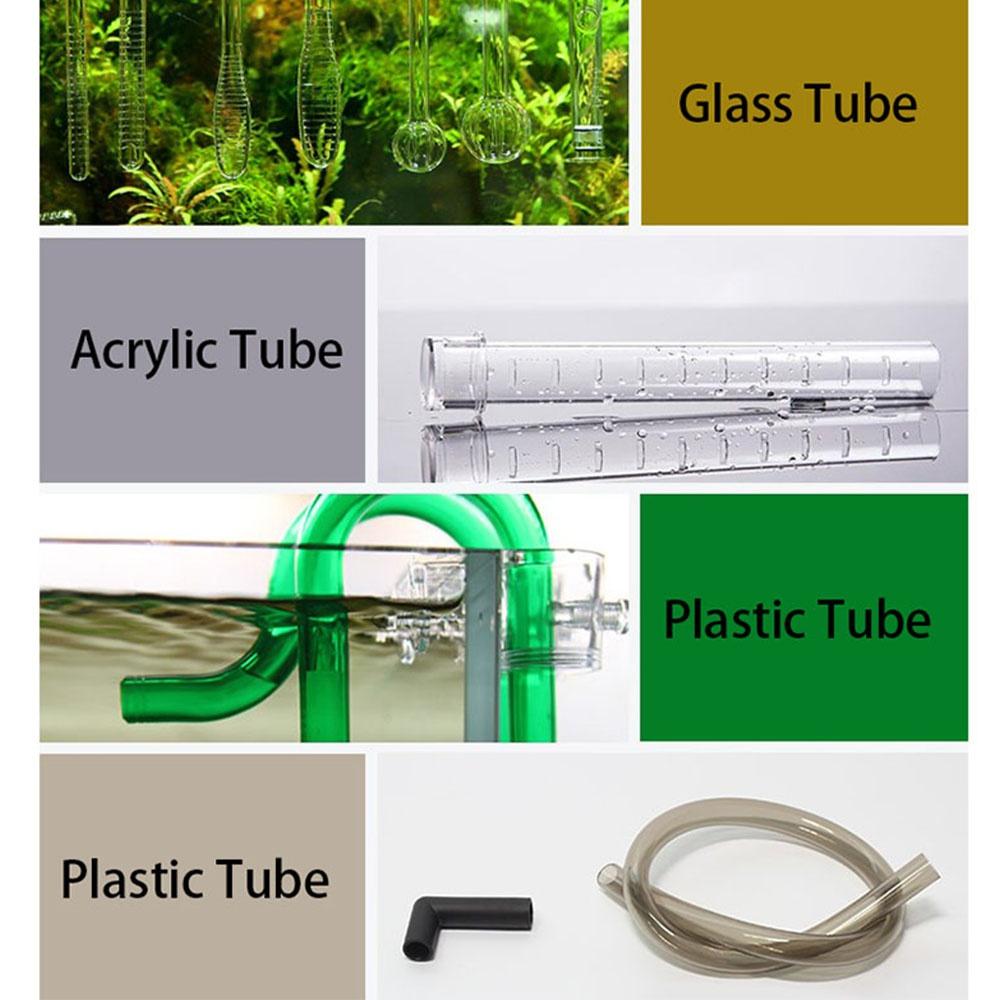 1 шт., щетка для чистки аквариума, гибкая изогнутая трубка из нержавеющей стали, щетка для чистки аквариума, аксессуары