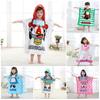 Children Bath Towel Cartoon Printing Kids Beadch Hooded Bath Wrap Poncho Quick-drying Super Absorbent Swimming