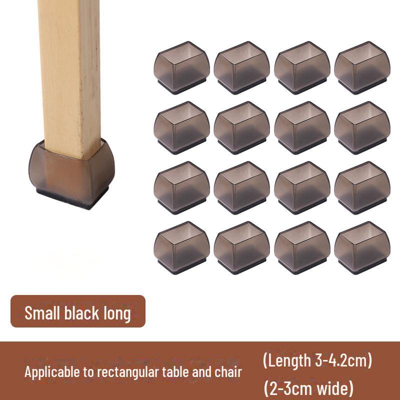 Бесшумные силиконовые противоскользящие защитные накладки на ножки столов и стульев