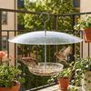 Clear Dome Bird Feeder Rain Guard Cover UV Protection Snow Proof Umbrella Bird Feeder Weatherproof Squirrel Proof
