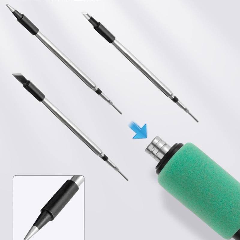 USB-совместимый паяльник Наконечник Высокая теплопроводность Медные материалы Быстрая замена Менее 30 секунд