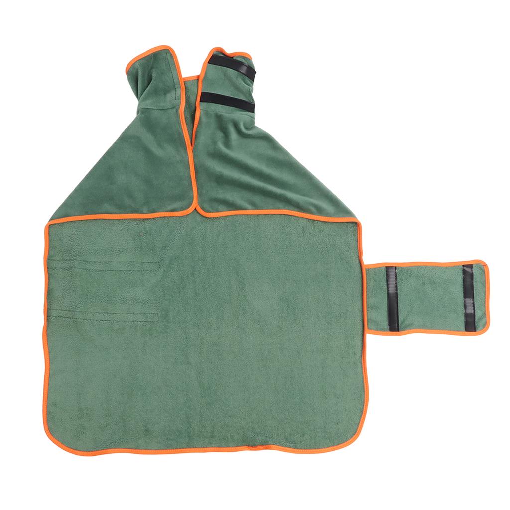 Халат для питомца Водопоглощение Регулируемая застежка-липучка Полотенца для сушки собаки S