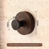 Wood Grain No Drill Adhesive Wall Hook Strong Suction Heavy Duty Hook for Hanging Towel Keys Apron Bathroom Kitchen