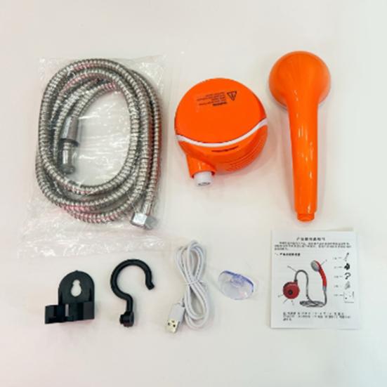 Portable Camping Shower Camp Hiking Car Pump USB Rechargeable Outdoor Washing Pet Cleaning RV