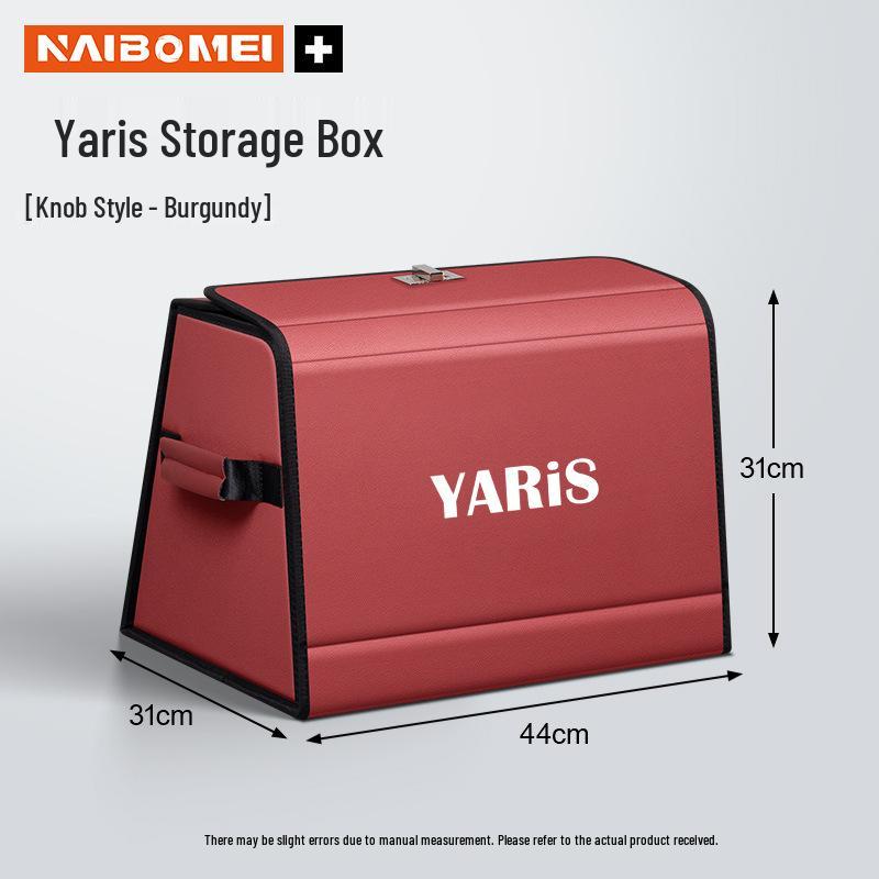 Toyota Yaris Rear Trunk Storage Organizer Box