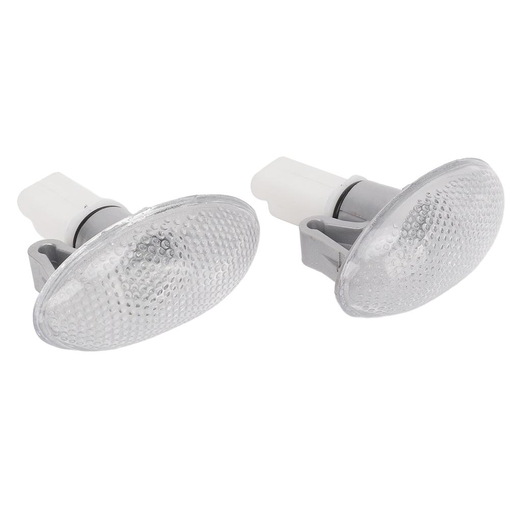 2PCS LED Side Indicator Repeater Light 632574 Side Marker Lamp Set Replacement for Peugeot 206 607