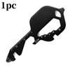 1/2Pcs Mini Multifunctional Keychain Stainless Steel Portable Key Shaped Multitool Screwdriver Bottle Opener Pocket Repair Tool