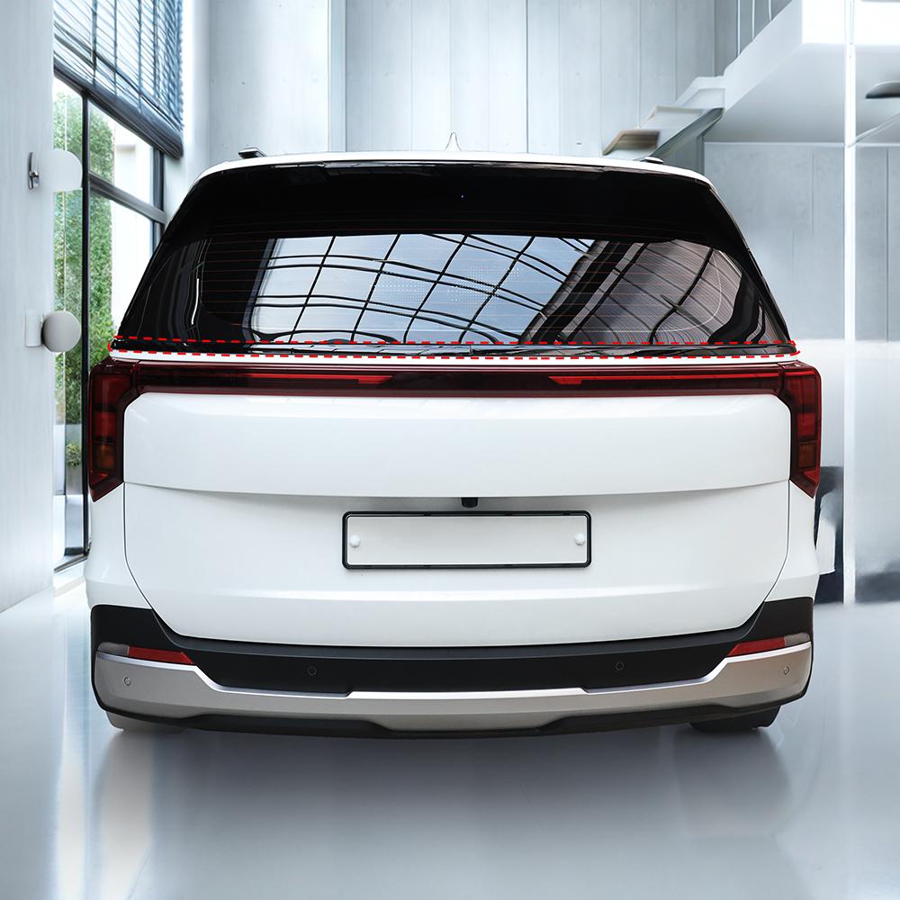 For KIA Carnival KA4 2022-2026 6PCS Car Window Decorative Strip Rear Side Panel Cover D-pillar Window Strip Trim AccessoriesGood product