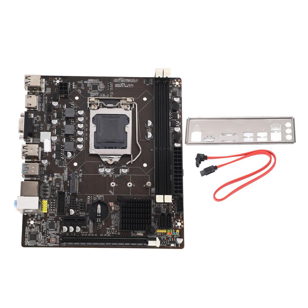 Материнская плата DDR3 Поддержка процессоров I3 I5 I7 1155 контактов 2 DDR3 1000M Сетевой интерфейс Стабильное питание Игровая материнская плата