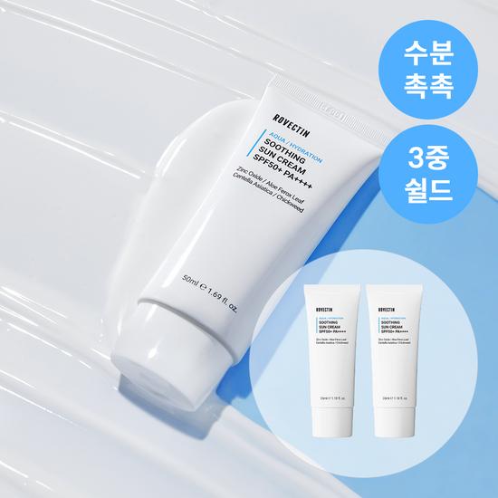 ROVECTIN Успокаивающий солнцезащитный крем Aqua 35 мл Специальный набор 1+1