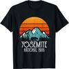 Футболка Yosemite Ретро Закат Горы Футболка Yosemite