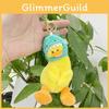 Short Unique Plush Duck Toy Keychain Adorable Cartoon Animal Doll Gift For Ages All