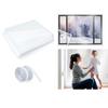 1 комплект универсальной пленки для теплоизоляции окон, термоусадочная пленка, тепловое решение, ветрозащитные теплые пленки для помещений, термоусадочная пленка для окон