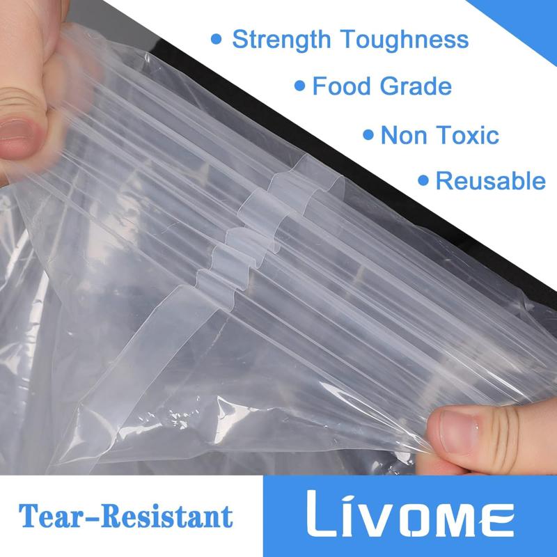 Large Transparent Inner Plastic Bags Toy Food Packag PE Low-pressure Flat Pocket Dust Moisture-proof Thin Storage Bag