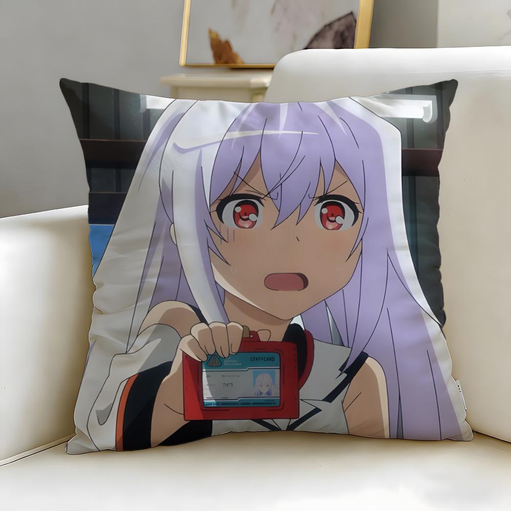 Классический аниме-чехол для подушки Plastic Memories Мягкий Легко стирающийся Наволочка Универсальный для Дивана Кровати Путешествий и Офиса