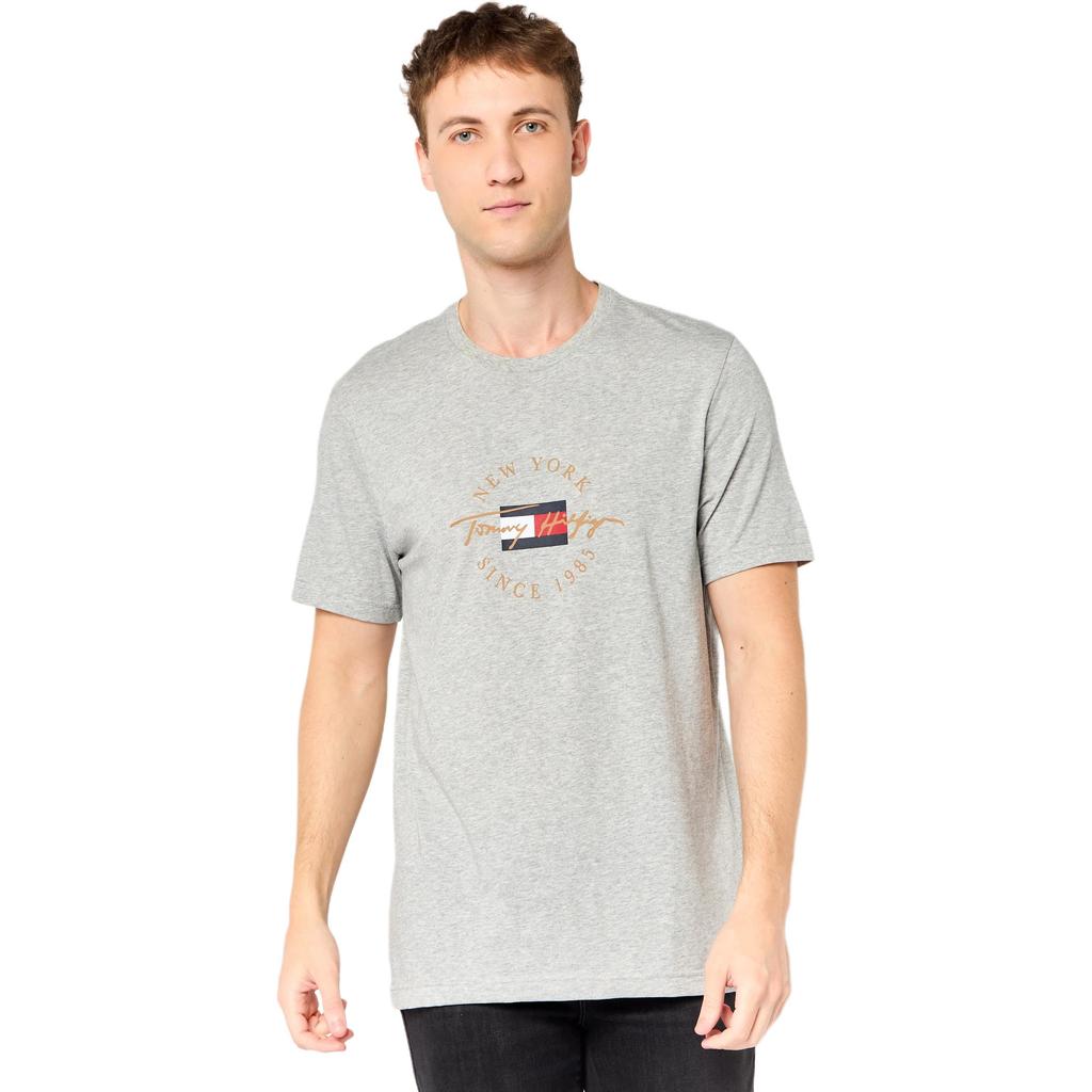 Tommy Hilfiger T-Shirts Men's Crew Neck Moderate 09T4510-001/100/411