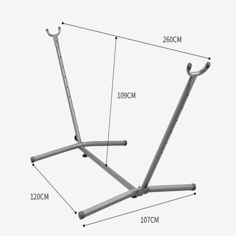 OLOEY Outdoor Canvas Hammock with Stand