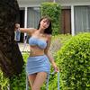Direct approval of Korean version of bikini swimsuit women's sexy tube top three-piece skirt-style hot spring vacation swimsuit