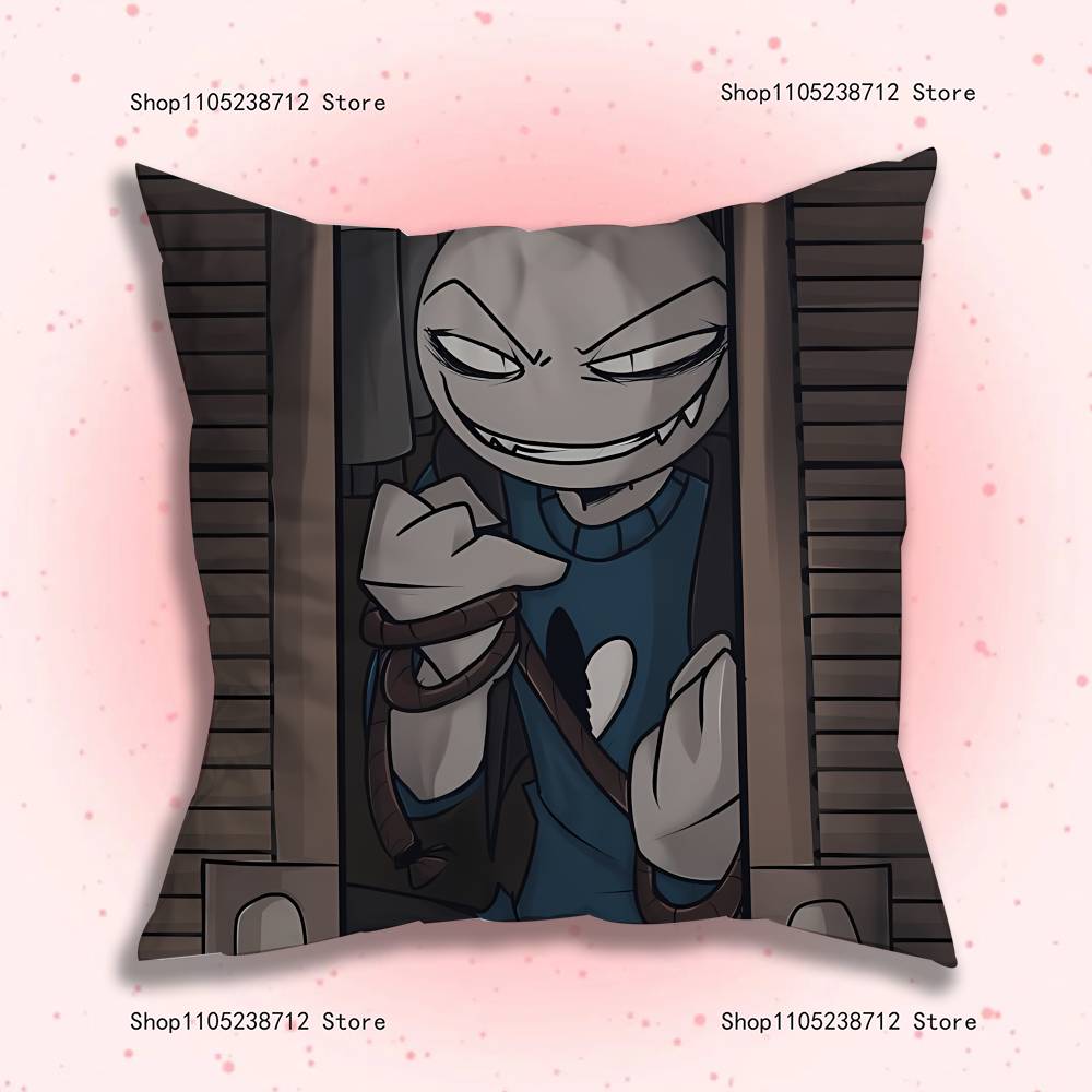 Peter Y-Your B-Boyfriend Pillow Covers Cartoon Sofa Decorative Home Double-Sided Printing Short Plush Cute Cushion Cover