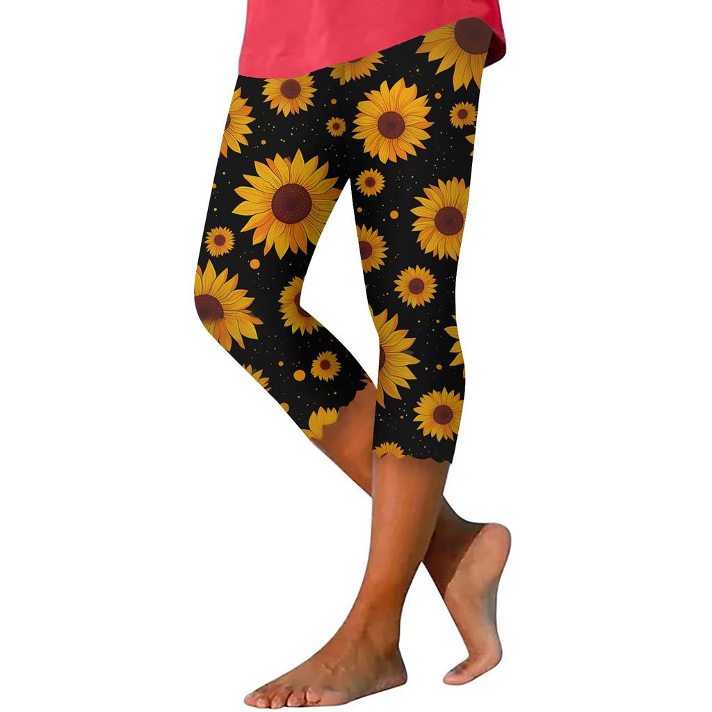 Летние женские леггинсы, укороченные брюки, однотонные узкие брюки с высокой талией для бега, йоги, тренировок в тренажерном зале