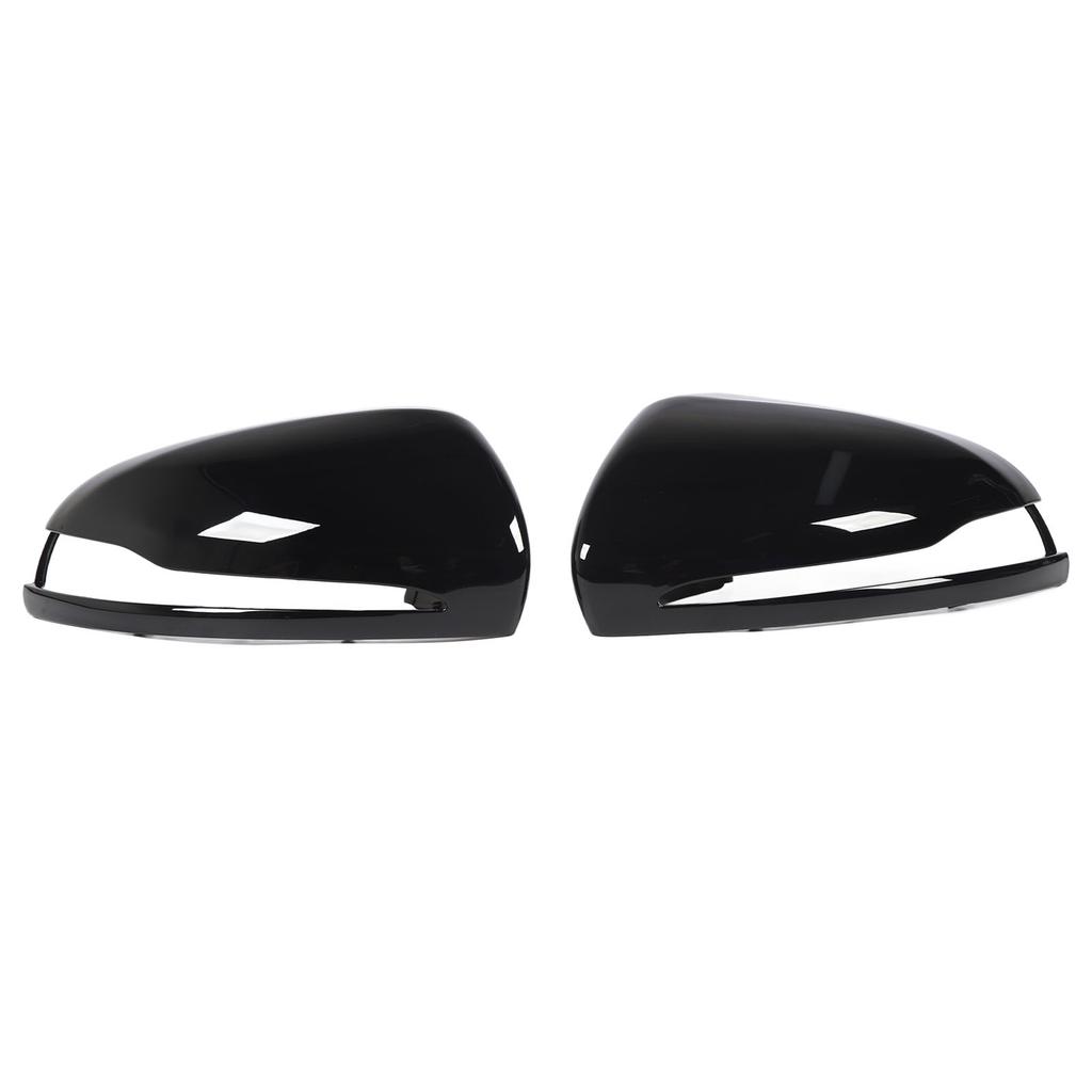 1pair Rearview Mirror Left Right Side Wing Mirror Cover Replacement for C‑Class W205 2014 to 2021 LHD