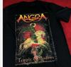Angra Temple Of Shadows Футболка Короткий рукав Хлопок Черный Мужская S до 4XL