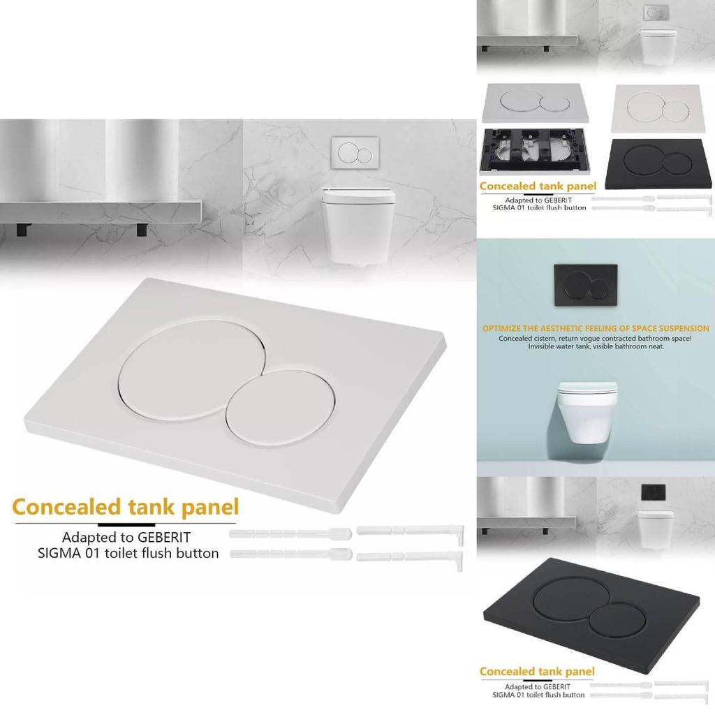 Geberit Sigma 20 Alpha 15 Delta 21 Премиум Белый Черный Серый Смывная Панель Прочный ABS Для Современного Использования