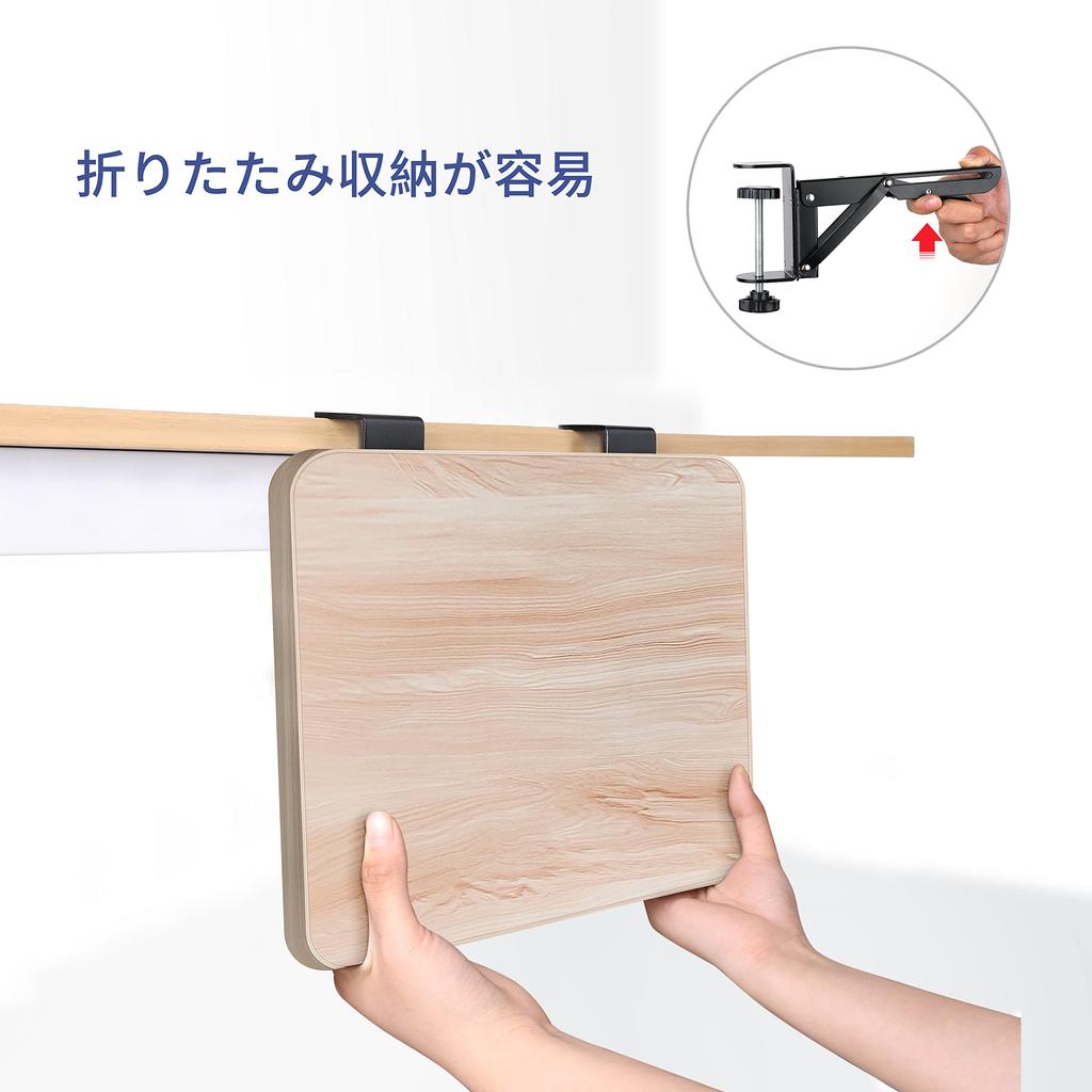 Desk Extender Super Stable Upgrade 3 WiViVi Foldable Desk Expansion Clamp Retrofit Keyboard Tray Extension Table Relieve Fatigue Easy To Install Elbow