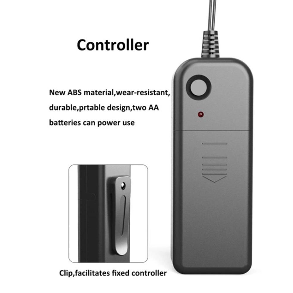 Motorcycle LED Night Riding Signal Helmet EL Cold Light 4Mode Led Bike Helmet Light Strip Decoration Kit Bar Accessories