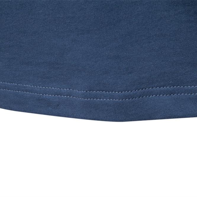 AIOPESON Мужская футболка-henley из 100% хлопка, однотонная, с длинным рукавом, на пуговицах, базовая, новая, Осень