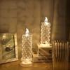 2pcs LED Flameless Candles Night Lights Romantic Lamp Family Gatherings Candlelit Dinners Wedding Birthday Bedroom Holiday Decor