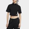 Nike Футболка Swoosh Sports Casual с коротким рукавом для женщин, черные CJ3800-010