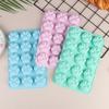 15 Holes Cat Dog Footprint Silicone Mold Diy Cake Molds Cookie Fondant Dog Cat Paw Pet Candy Cookie Jelly Ice Cube Mould