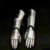 Medieval Knight Armor Gauntlets: Steel LARP Cosplay Gloves