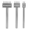 3PCS Spacing Punch Tool DIY Leather Craft Hole Punching Set Belt Hole Puncher(6mm(2+4+6) )