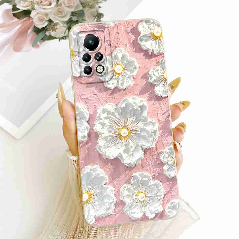 Phone Case For Infinix Note 11 Pro X697 Butterfly Shockproof Case For Infinix Note11 Note 11 Pro Soft Silicone Back Cover 6.95"