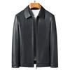 Autumn and Winter New High-end Men's Sheepskin Leather Jackets Men's Lapel Men's Dad Clothing