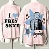 Freya Skye For Fan Gift Tshirt Unisex Unisex Harajuku Oversized Unisex Short Sleeve Streetwear High Quality Couples Breathable Soft
