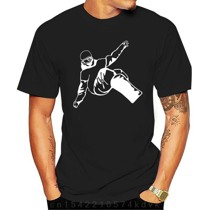 Unisexs Snowboard Tshirt Fashion High Quality Printed Funny 100 Cotton European Size XS5XL Tee Shirts