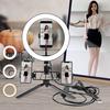 3Position 26CM Selfie Bluetooth Дистанционное освещение для фотосъемки Телефон Ringlight Штатив Стенд Фото Led